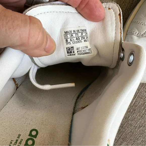 Adidas stan smith green and white size 8 - Picture 10 of 12